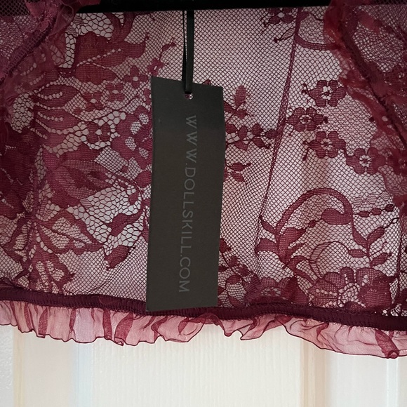 WIDOW Long Sleeved Cardigan/Crop Top - Picture 3 of 5